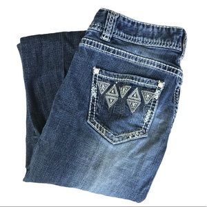 ROCK&ROLL COWGIRL Low Rise Bootcut Jeans